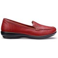 Hotter Women's 'Jazz' Moccasins in Red | Size: 4.5