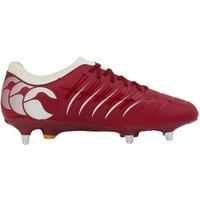 Canterbury Men's Phoenix 2.0 Team Synthetic Leather Soft Ground Rugby Boots in Wine | Size: 11