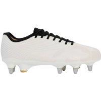 Canterbury Men's Stampede Groundbreak Pro Soft Ground Rugby Boots in White | Size: 7