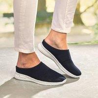 Amelie Di Santi Women's Low-Backed Slip-On Clogs, Airflow, Sizes 4-8 in Dark Navy | Size: 6