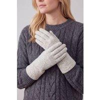 Vellin Women's Women's Soft Touch Plain Winter Gloves in Beige