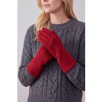 Vellin Women's Women's Soft Touch Plain Winter Gloves in Red
