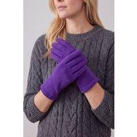 Vellin Women's Women's Soft Touch Plain Winter Gloves in Purple