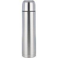 Dyzi 1L Stainless Steel Vacuum Flask Insulated Travel Bottle Silver