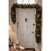 ExtraStar Pre-Lit Artificial Christmas Garland - Battery Operated in Green | Size: 180 cm