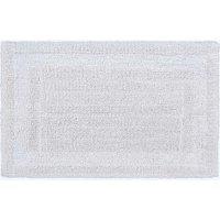 Homescapes Luxury Extra Large Bath Mat Reversible 1600GSM 100% Cotton, 70 x 120cm in White | Size: 70 x 120 cm