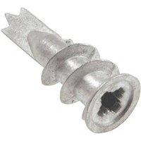 Rawlplug Self Drill Fixing For Plasterboard With Screws (Pack Of 25) in Silver
