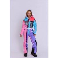 OOSC Women's Penfold Signature Ski Suit, Multicolour Print, Slim Fit | Size: Small