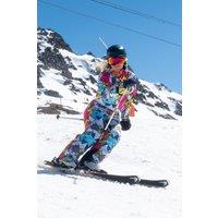 OOSC Day Tripper Women's Shaped Ski Suit, Geometric Print, Slim Fit | Size: Large
