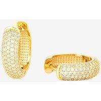 Uchi & Soto Women's Kin Gold Pave Earrings | Size: Standard