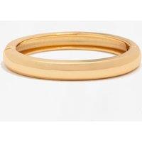 Uchi & Soto Women's Kin Gold Plain Bangle | Size: Standard