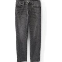 Lands' End Men's Slim Fit Stretch Denim Black Jeans in Charcoal | Size: 34L