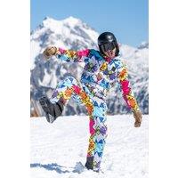 OOSC Men's Day Tripper Ski Suit Geometric Print Relaxed Fit Regular Length Suit | Size: XL