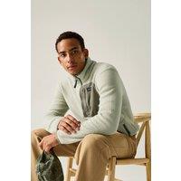 Regatta Men's Frankie Borg Half Zip Lightweight Fleece in Light Beige | Size: Large
