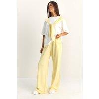 Bianco Lucci Women's Two-Piece Coord Set in Lemon | Size: Small