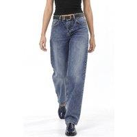 Squalo Women's Cotton Pants in Mid Blue | Size: XS