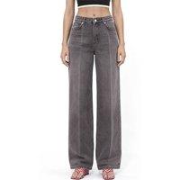 Squalo Women's Cotton Pants in Dark Grey | Size: Large