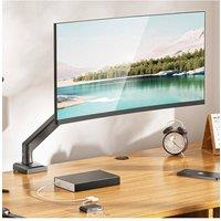 Living and Home Single-Arm Monitor Desk Mount for 13-32 inch Screens in Black