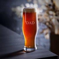 Dartington Just The One Beer - Dad in Clear | Size: 350ml