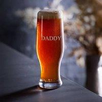 Dartington Just The One Beer - Daddy in Clear | Size: 350ml