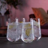 Dartington Cheers Highball, Set of 4 in Clear | Size: 450ml