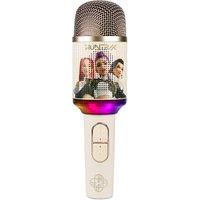 OTL 5 W Bluetooth LED Karaoke Microphone with Voice Changer - KP9 in Cream