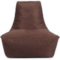 Kaikoo Brushed large slam lounger chocolate