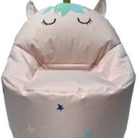 Kaikoo Unicorn beanbag pink