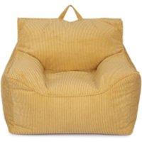 Kaikoo Cord wing chair-mustard in Yellow