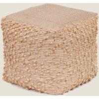 Kaikoo Tridot jute cube in Light Brown