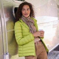 Lands' End Women's Petite Wanderweight Down Quilt Jacket in Lime | Size: Small