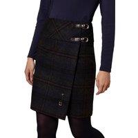 Celtic & Co Women's British Wool Celt Kilt in Dark Grey | Size: 18