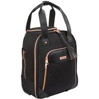 Cabin Max Women's Vela 24L Travel Bag with Wheels 40x30x20 cm in Black | Size: 40 x 30 x 20 cm