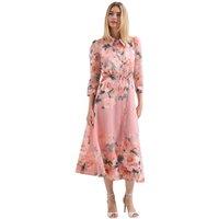 Phase Eight Women's Petite Anabella Floral Dress in Dusty Pink | Size: 18