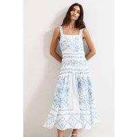 Phase Eight Women's Torin Floral Dress in Baby Blue | Size: 12