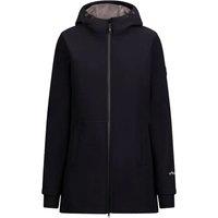 Trespass Women's Priya Long Length Soft Shell Jacket in Black | Size: Large