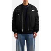 AVX Men's Apex MA1 Bomber Jacket in Black | Size: Medium