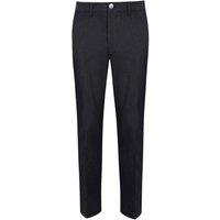 Callaway Men's Herringbone Regular Trousers in Black | Size: 34L
