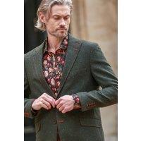 CLAUDIO LUGLI Men's The True-to-Size Wool Tailored Jacket in Navy | Size: 46R