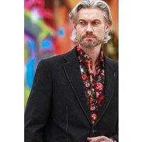 CLAUDIO LUGLI Men's The All-Occasion Wool Tailored Jacket in Black | Size: 44R