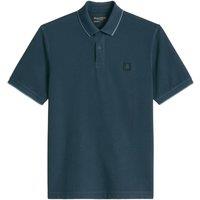 Marc O Polo Men's Polo shirt Pack of 1 - Poloshirt Shortsleeve in Mid Navy | Size: Medium