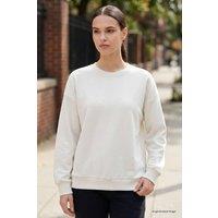 Tommy Life Women's Sweatshirt in Off-White | Size: XL
