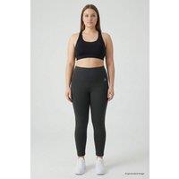 Tommy Life Women's Polyester Elastane Leggings in Black | Size: XL
