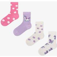 Penti Women's Loving Unicorn Pair Crew Socks | Size: 35-37
