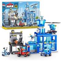 ZURU Max City Police Headquarters Building Set 889 Pieces
