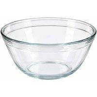 Chabrias Ltd Anchor Hocking 4L Tempered Glass Mixing Bowl for Baking & Cooking in Clear