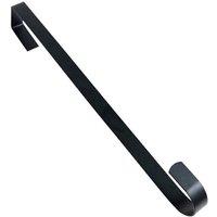 KDMD Black 28cm Christmas Wreath Hanger, Over Door Hook Decoration
