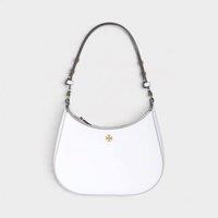 Tory Burch Women's Emerson Soft Shoulder Bag Optic White