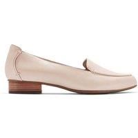 Clarks Women's Keesha Luca Sand Slip Ons in Beige | Size: 4-Wide Fit