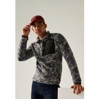 Regatta Men's Frankie Borg Half Zip Lightweight Fleece in Grey | Size: 2XL